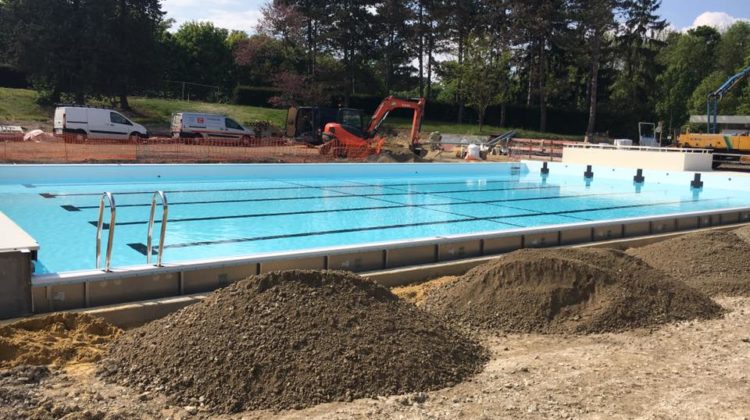 Travaux de la piscine Travaux de la piscine